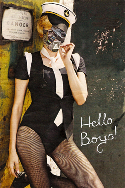 Anielka Hampson Collage Hello Boys!